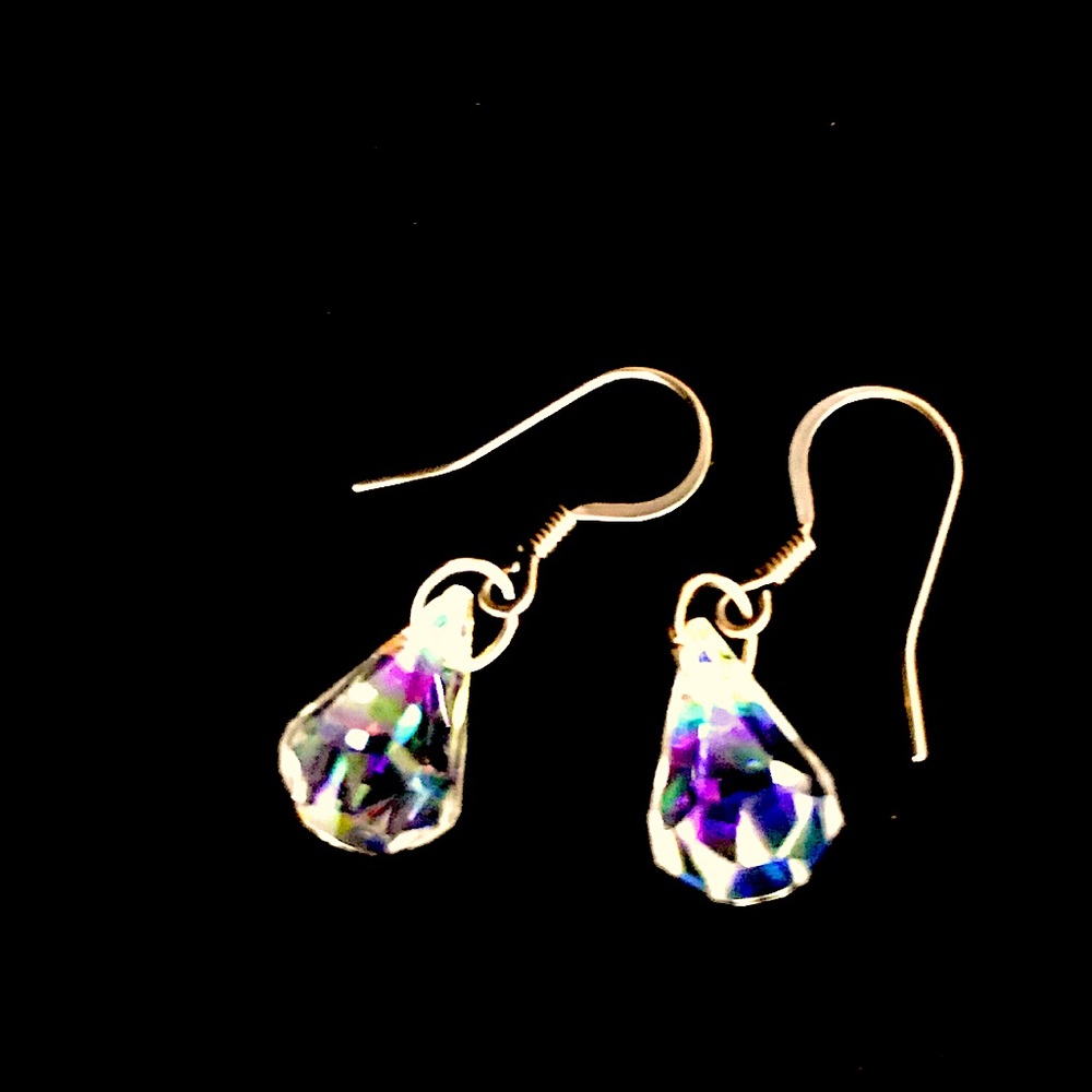 Swarovski Crystal Teardrop Earrings
